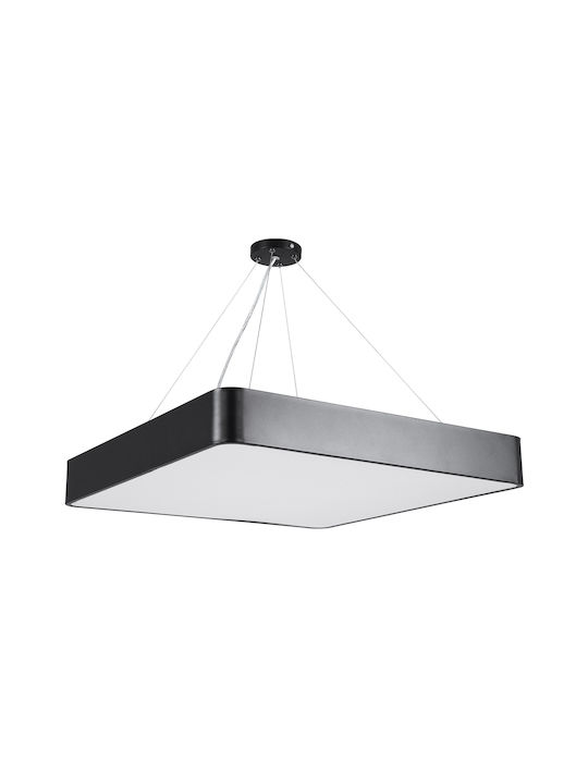 GloboStar Kamala Deckenleuchte 60cm Schwarz mit Integrierter LED und Fernbedienung