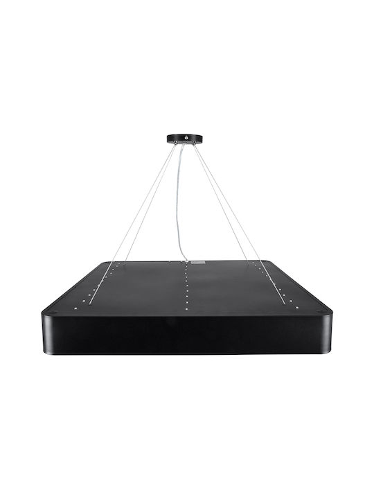 GloboStar Kamala Deckenleuchte 60cm Schwarz mit Integrierter LED und Fernbedienung