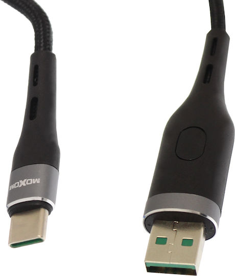 Moxom MX-CB39 USB 2.0 Cable USB-C Male - USB-A Black 1m