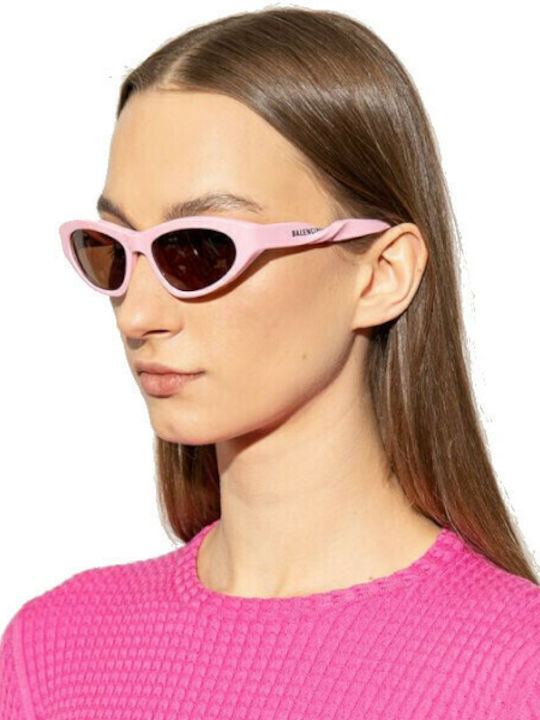 Balenciaga Γυαλιά Ηλίου με Κοκκάλινο Σκελετό
