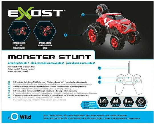 Exost Monster Stunt Teleghidat Mașină Stunt
