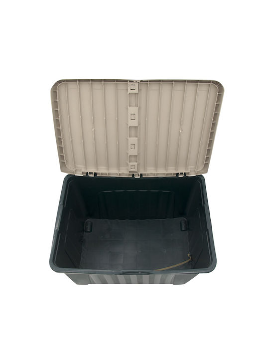 Progarden Polypropylene Outdoor Storage Box Pandora Πράσινο / Μπεζ 80x58x51cm