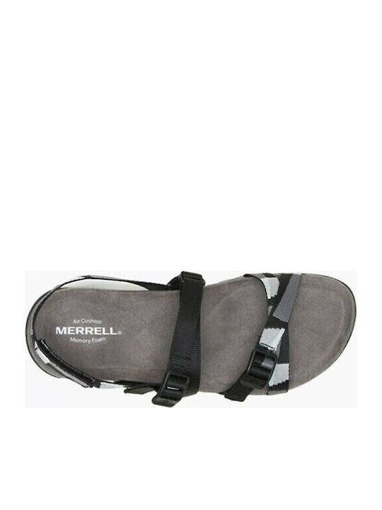 Merrell District 3 Backstrap Web Σανδάλια Black