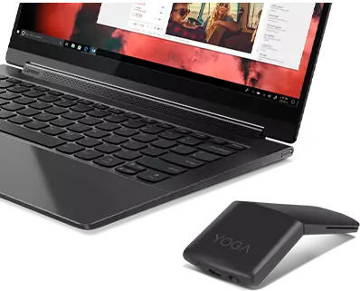Lenovo Yoga With Laser Presenter Ασύρματο Bluetooth Ποντίκι Shadow Black