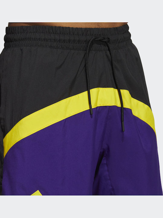 Galaxy Men's Athletic Shorts Black / Team Colleg Purple