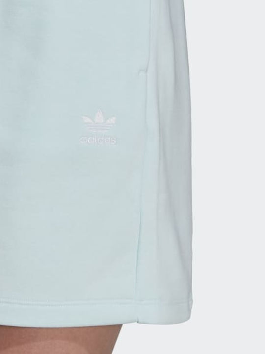 Adicolor Essentials French Terry Γυναικείο Ψηλόμεσο Αθλητικό Σορτς Almost Blue