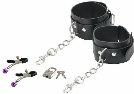 Malatec BDSM Kit σε Μαύρο Χρώμα 9τμχ