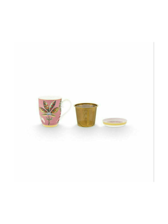 PiP Studio La Majorelle Porcelain Cup Pink 350ml