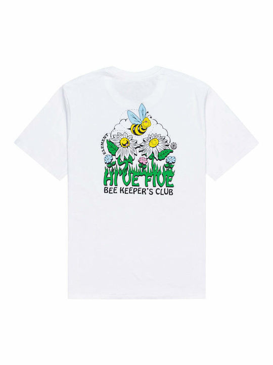 Element High Five T-shirt Optic White