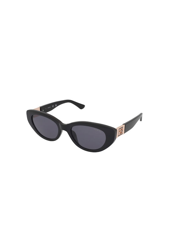 Guess Women's Sunglasses with Black Acetate Frame and Black Lenses GU 7849 01A