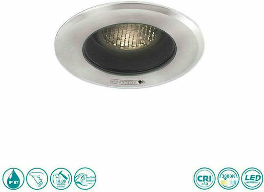 Faro Barcelona Geiser Wasserdichtes Punkt-LED-Licht 7W 13x12cm