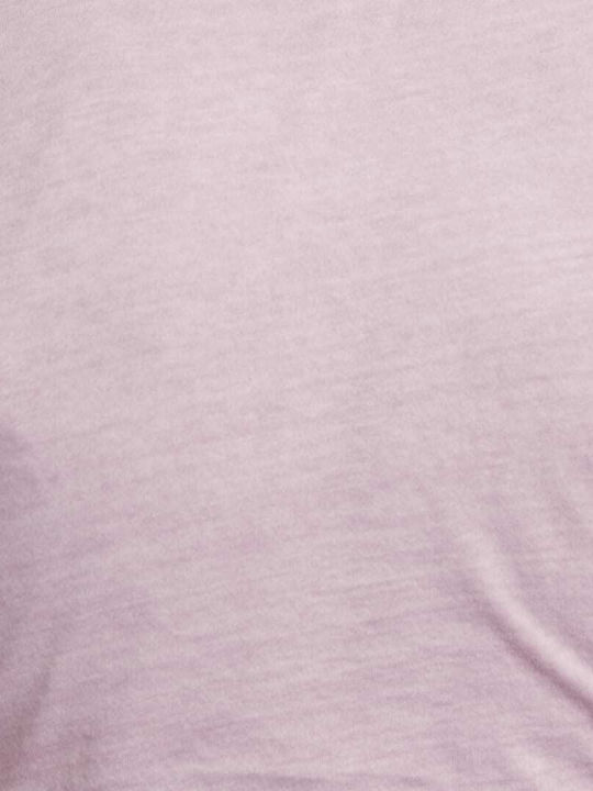 Classics Natural Dye Women's Summer Crop Top Cotton Short Sleeve Infused Lilac