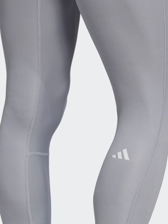 adidas Techfit Training Мъжки Спортни Клинове Компресия Дълга Сребрист