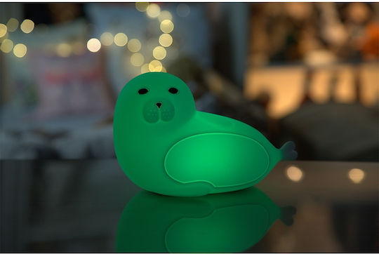 Rabbit & Friends Φωτάκι Νυκτός LED Φώκια USB Λευκό