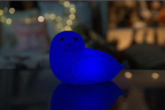 Rabbit & Friends Φωτάκι Νυκτός LED Φώκια USB Λευκό