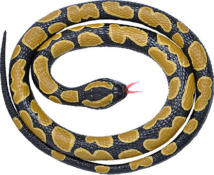 Wild Republic Miniature Toy Small Ball Python Rubber 117cm