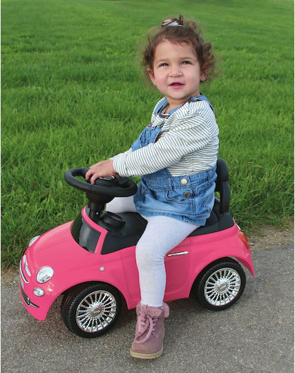 Jamara Fiat 500 Количка Езда На Розова