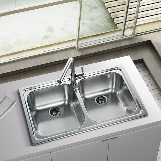 Apell Venezia 8380 Ένθετος Inox Σαγρέ Μ79xΠ50cm Ασημί Apell Venezia 8380 Ένθετος Inox Σαγρέ Μ79xΠ50cm Ασημί