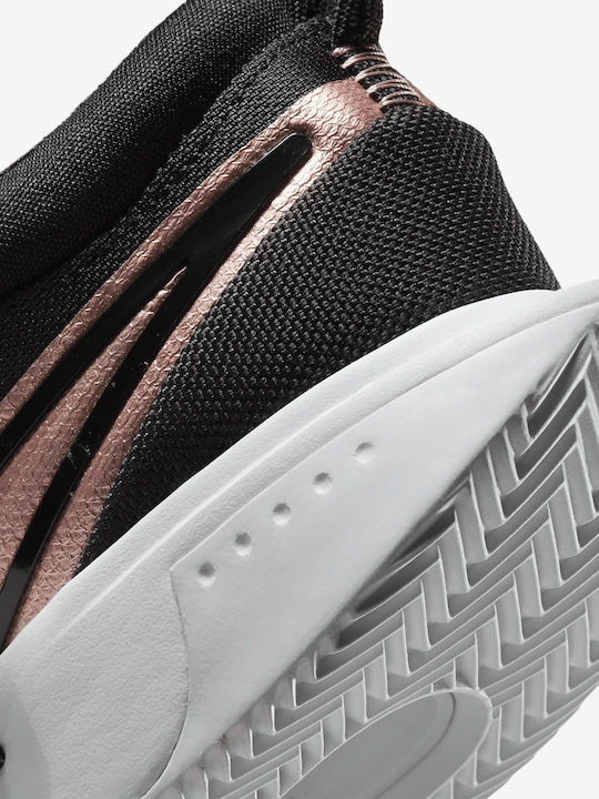Nike Zoom Pro Женски Тенис обувки Глинени игрища Черно / Mtlc Червено Бронз / Бяло