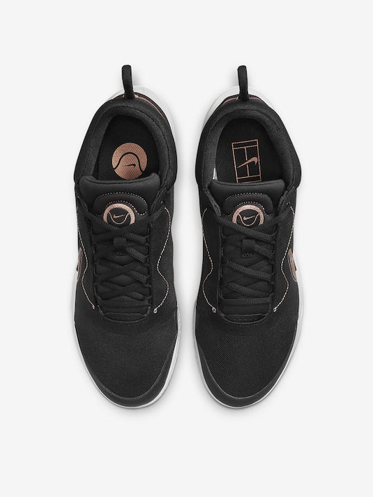 Nike Zoom Pro Женски Тенис обувки Глинени игрища Черно / Mtlc Червено Бронз / Бяло