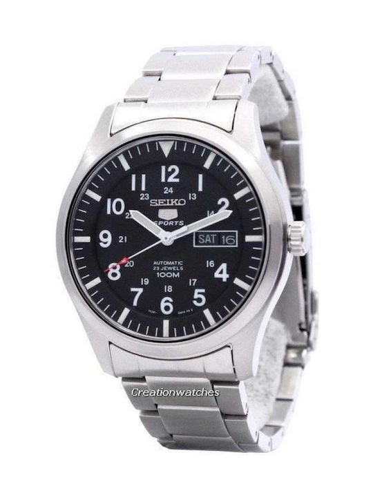 Seiko 5 Ρολόι Αυτόματο με Μεταλλικό Μπρασελέ Seiko 5 Ρολόι Αυτόματο με Μεταλλικό Μπρασελέ