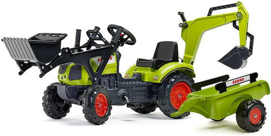 Kinder Bagger Claas Arion 410 Fuß zu Boden mit Pedal Grün