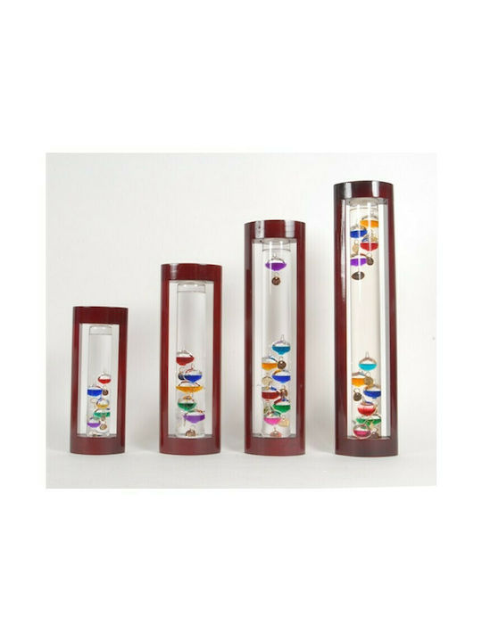 Wood Office Decorative Galileo's Thermometer 23cm