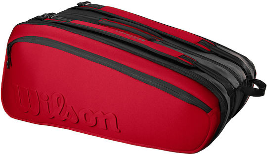Wilson Super Tour Clash V2 15 Racket Tennis Bag Red