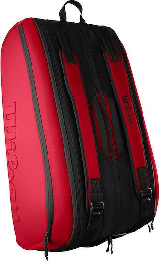 Wilson Super Tour Clash V2 15 Racket Tennis Bag Red