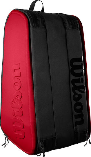 Wilson Super Tour Clash V2 15 Racket Tennis Bag Red