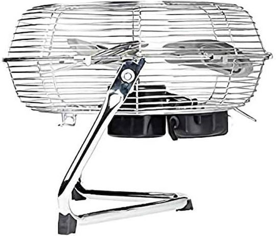 MPM Ανεμιστήρας Δαπέδου 100W Διαμέτρου 45cm Ασημί