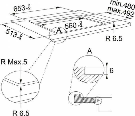 Franke Smart FSM 654 I B BK Smart Επαγωγική Εστία Αυτόνομη 65x51εκ.