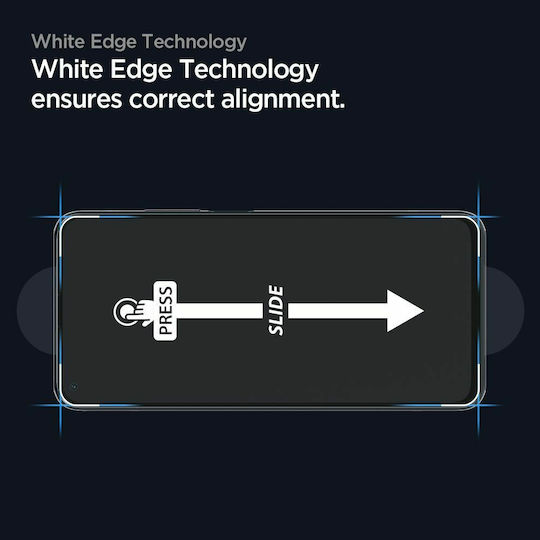 Spigen AlignMaster Full Face Tempered Glass Μαύρο (Galaxy M53 5G)