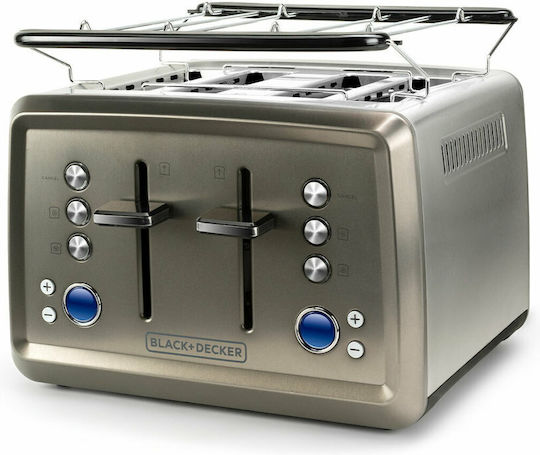 Black & Decker BXTO1960E ES9600120B Тостер 4 слота 1960W Черен