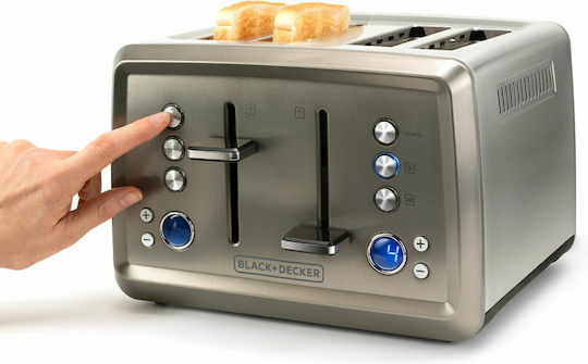 Black & Decker BXTO1960E ES9600120B Тостер 4 слота 1960W Черен