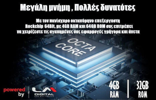 LM Digital Ηχοσύστημα Αυτοκινήτου για Seat Alhambra / Toledo / Altea Skoda Fabia / Roomster / Superb / Yeti Volkswagen Jetta / Caddy / Golf / Beetle / Passat 2004-2014 (Bluetooth/USB/WiFi/GPS/Apple-Carplay/Android-Auto) με Οθόνη Αφής 9"