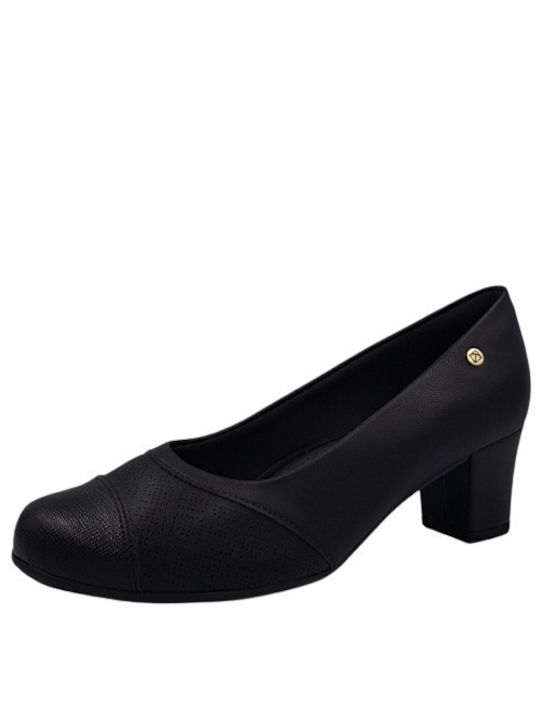 Piccadilly Leder Pumps Schwarz