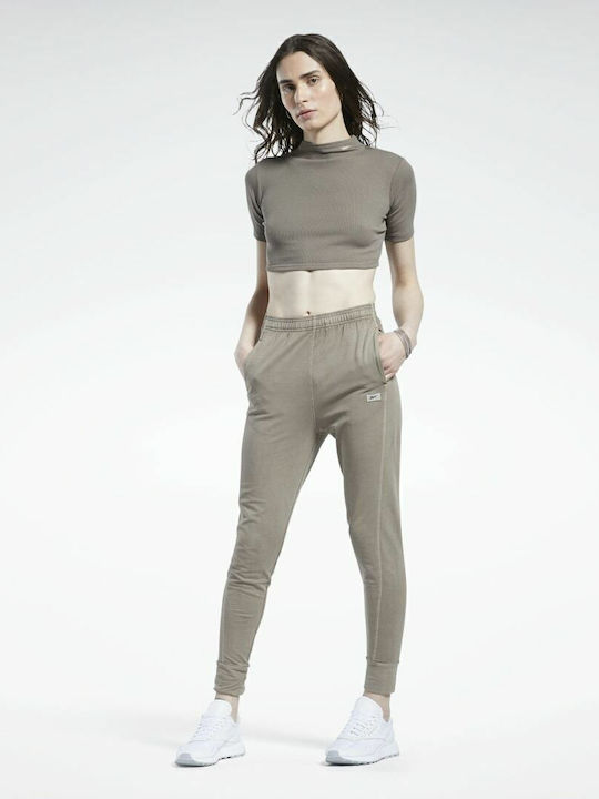 Classics Natural Dye High Waist Sweatpants Jogger Trek Grey