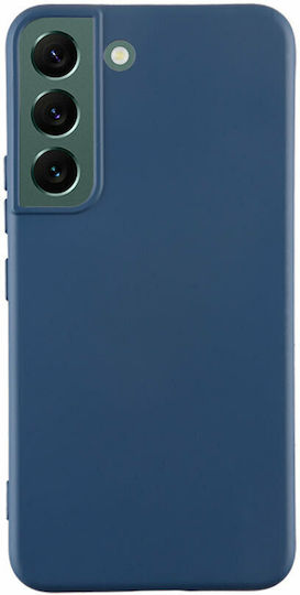 Idol 1991 Velvet Back Cover Silicone Blue (Galaxy S22)