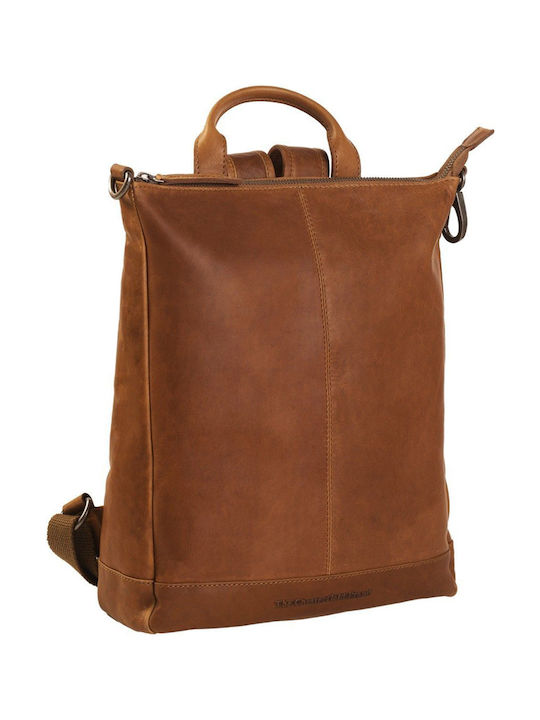 Leder Damentasche Rucksack Tabac Braun