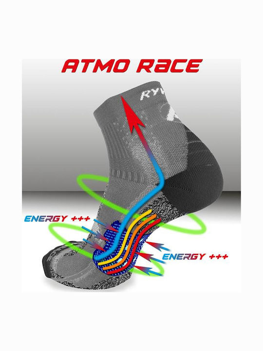 Hilly Atmo Race Climasocks Running Κάλτσες Γκρι 1 Ζεύγος