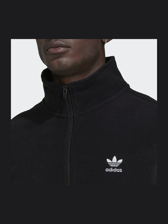 Adicolor 3-Stripes Cardigan Fleece pentru Bărbați Neagră