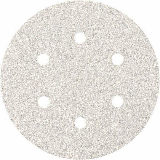 Smirdex 510 White Line Orbital Sander Sanding Sheet K120 with 7 Holes 150x150mm Set 100pcs