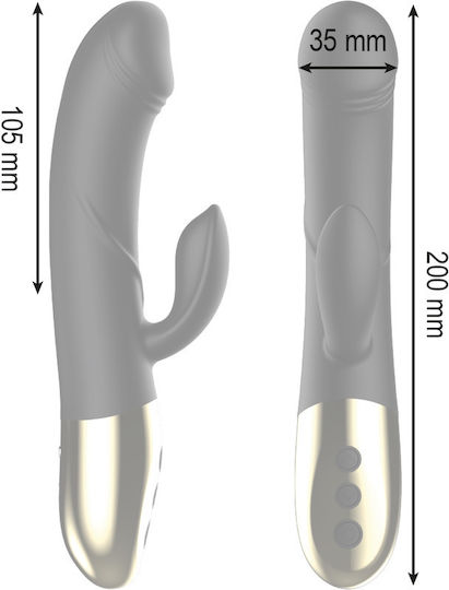 Ibiza Rabbit Vibrator Δονητής Rabbit 20cm Black