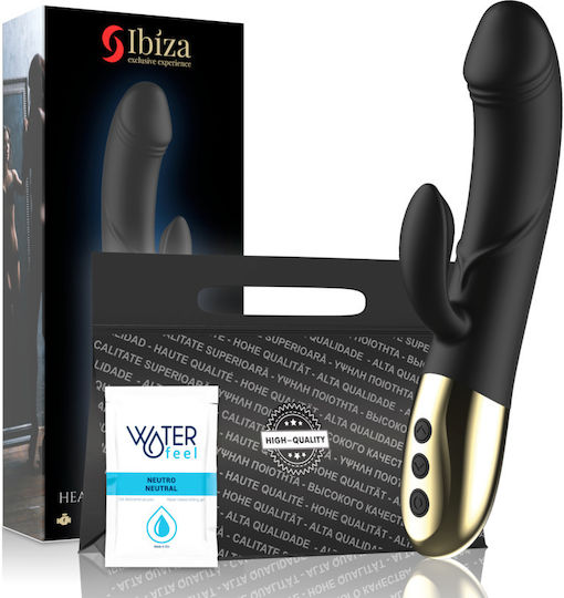 Ibiza Rabbit Vibrator Δονητής Rabbit 20cm Black