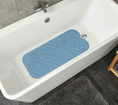 Kleine Wolke Formosa Bathtub Mat with Suction Cups Blue 40x90cm