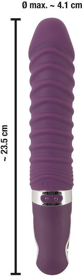 You2Toys Sweet Smile Warming Soft Vibrator Ρεαλιστικός Δονητής 23.5cm Purple