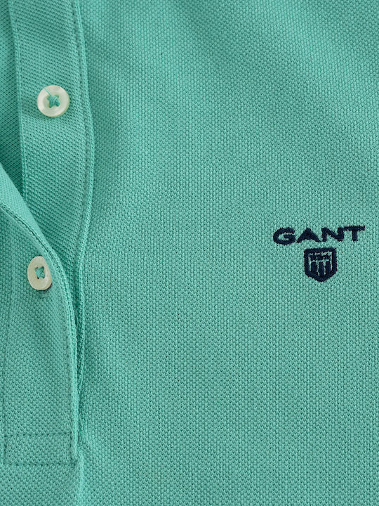 Women's Polo Blouse Short-sleeved Mint