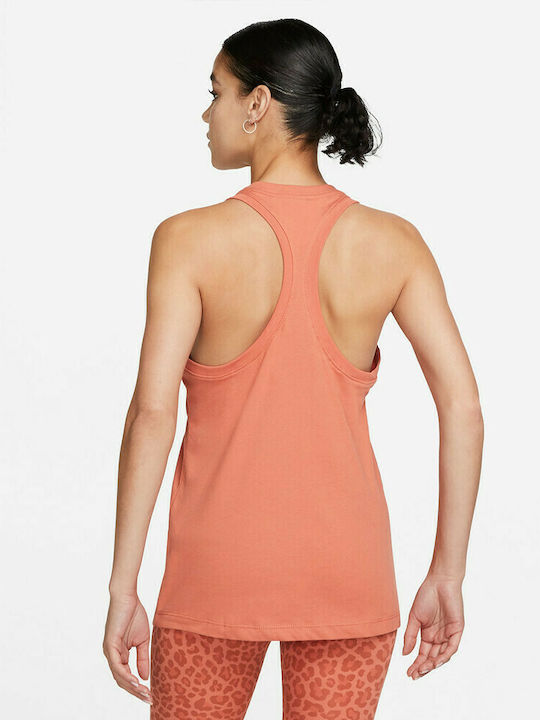 Nike Spring One Hook Damen Sportlich Baumwolle Bluse Ärmellos Madder Root