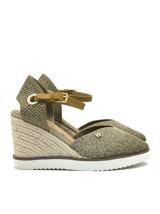 Isla Knit Damenplattformen im Espadrilles-Stil Sand